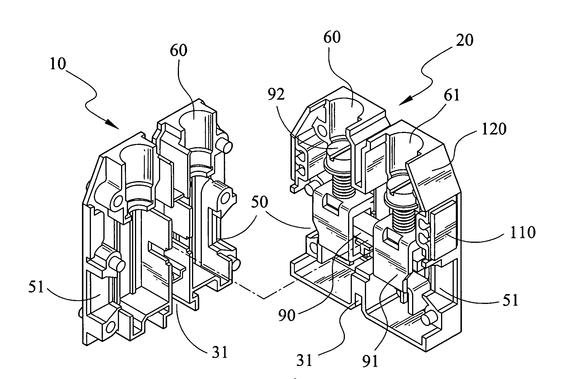 Terminal seat