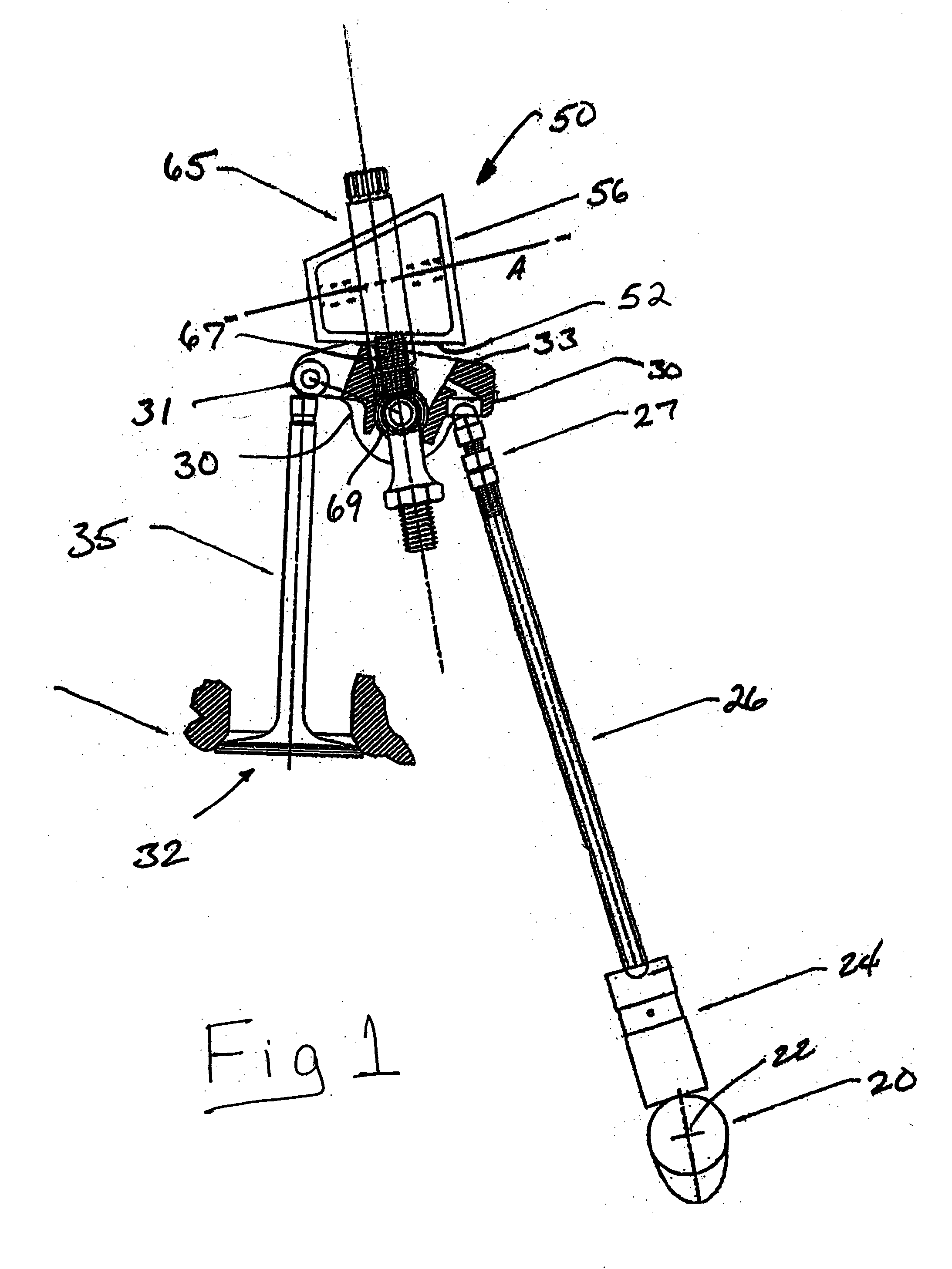 Valve train adjustment tool and method