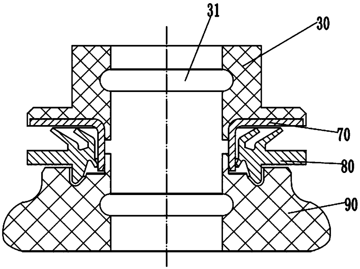 Oil sump connection device for internal combustion engine