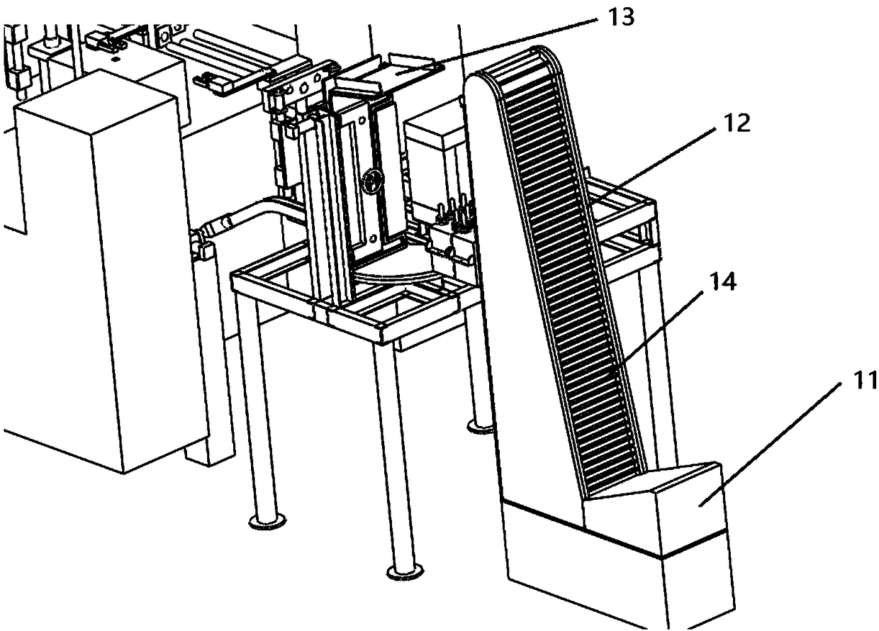 Fully automatic hot pier head production system for railway spiral spikes