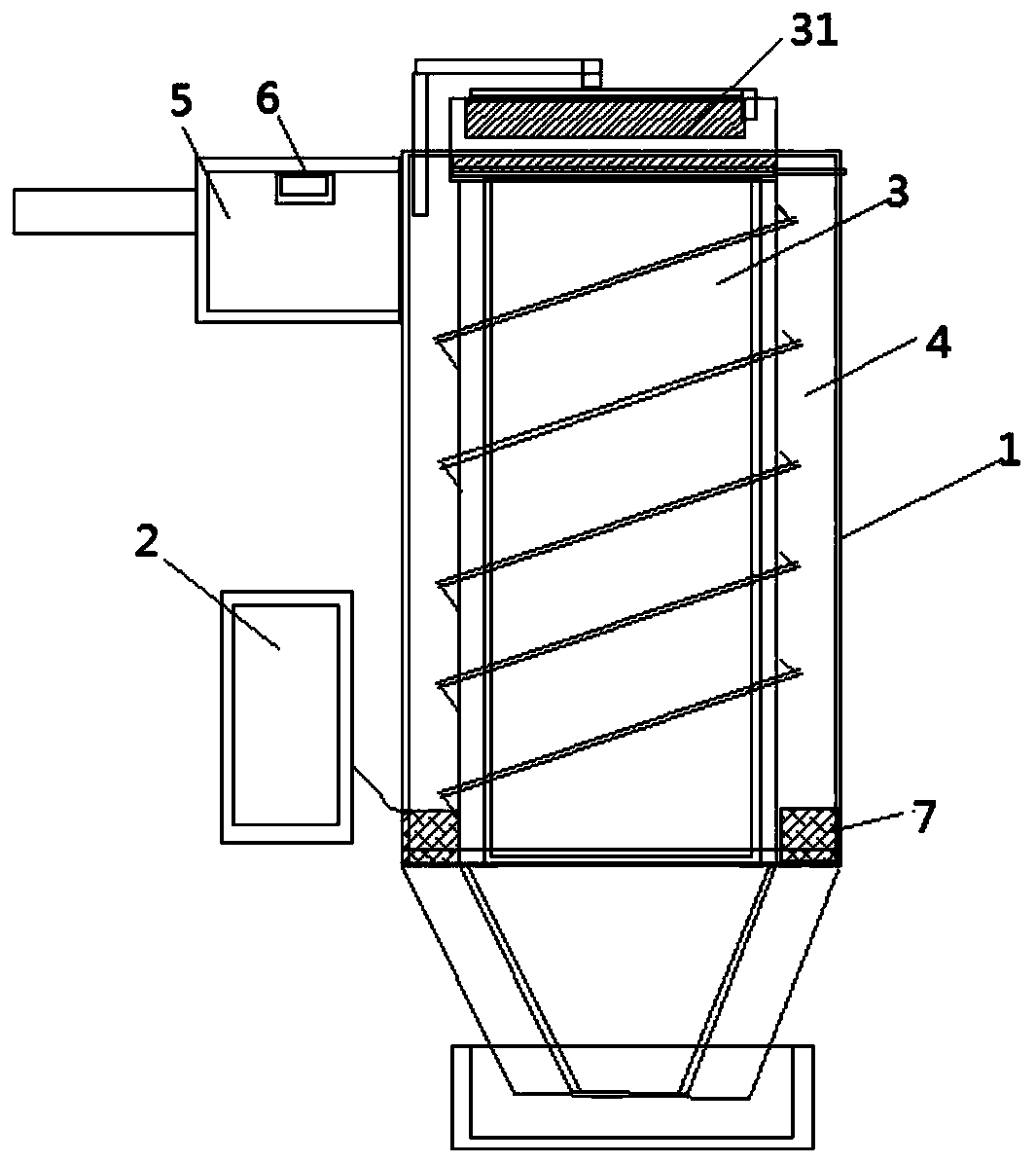 A high cleanliness dust removal equipment