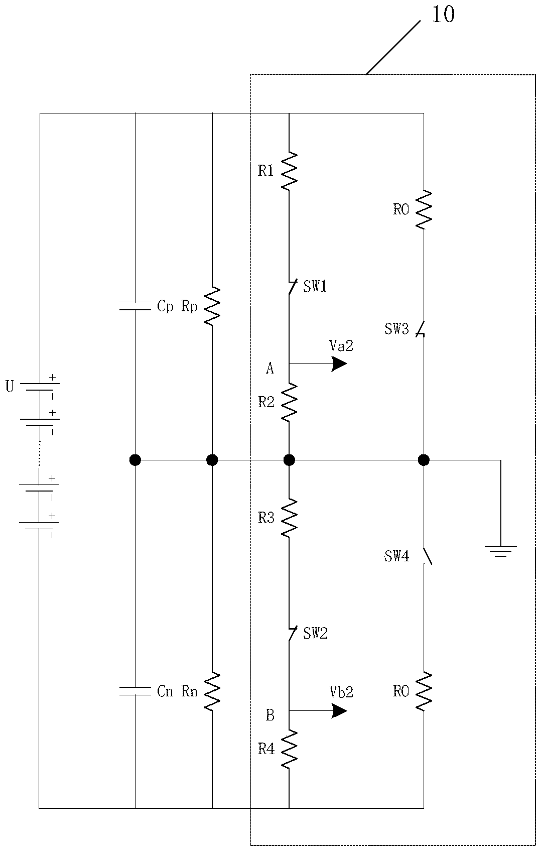 Insulation fault detection method and control device