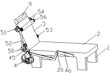 A human body sub-health state decompression traction device