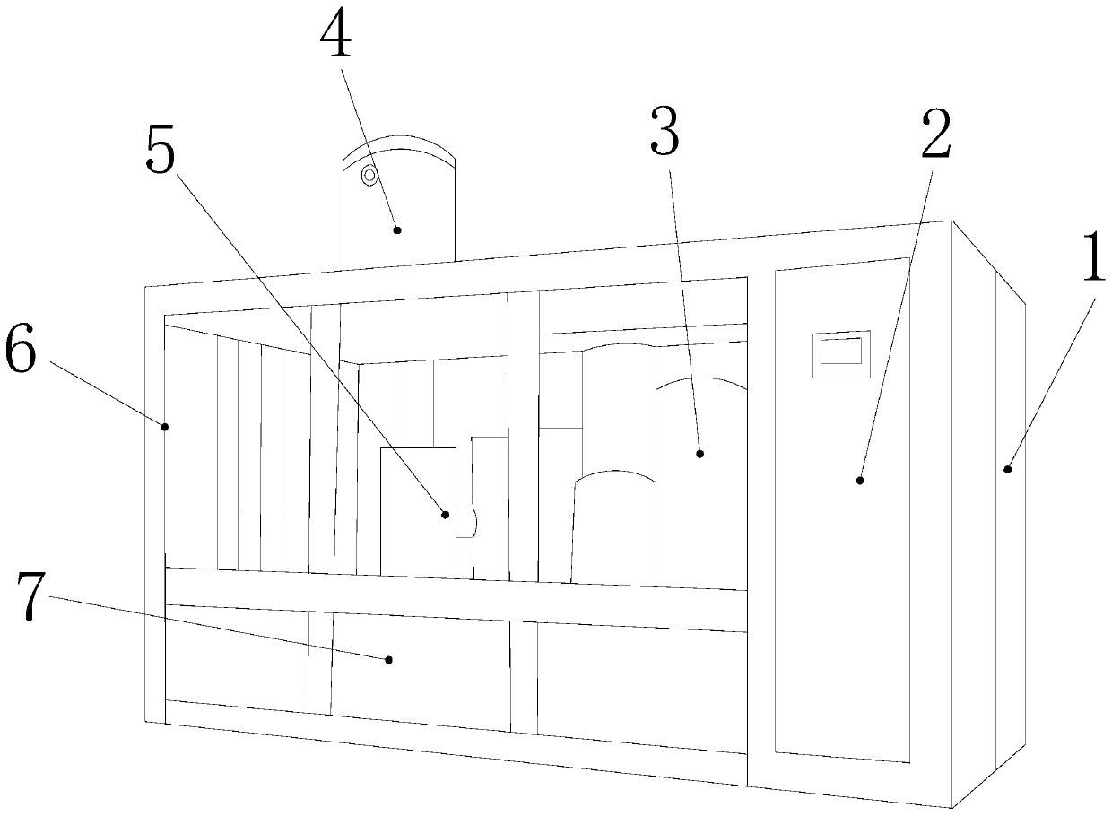 Roof paper box packaging machine implementing pulling, molding, flattening and sliding cutting effect by pulling box corners through clamping plates