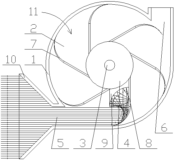 Vehicle-mounted wind power generation energy complementation cruising device