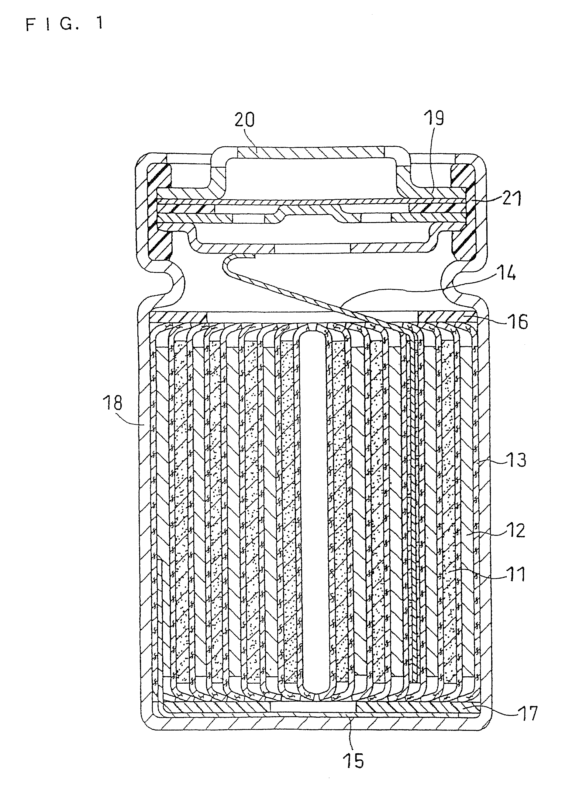 Non-aqueous electrolyte secondary battery