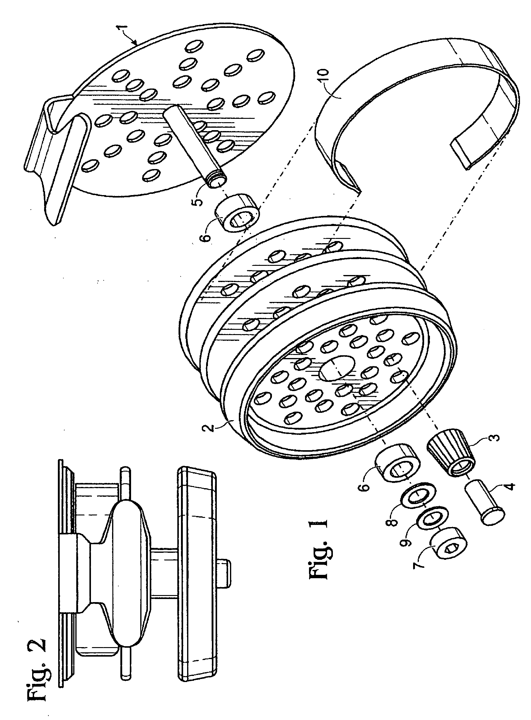 Dual line fly fishing reel