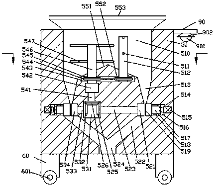 Improved medicine material grinding device