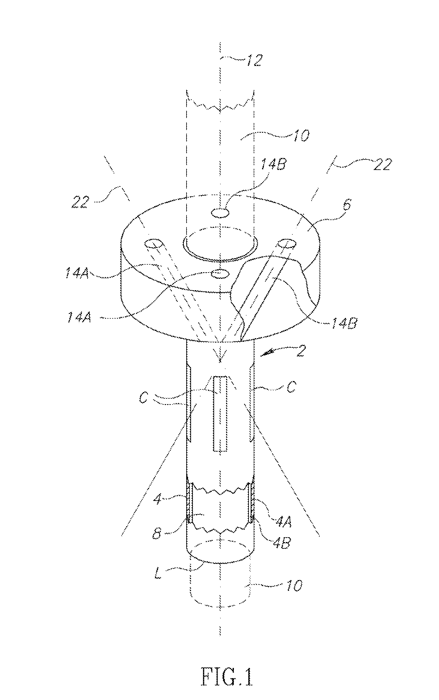 Device for wound suturing and hemostasis in the thoracic and the abdominal wall mainly in endoscopic operations