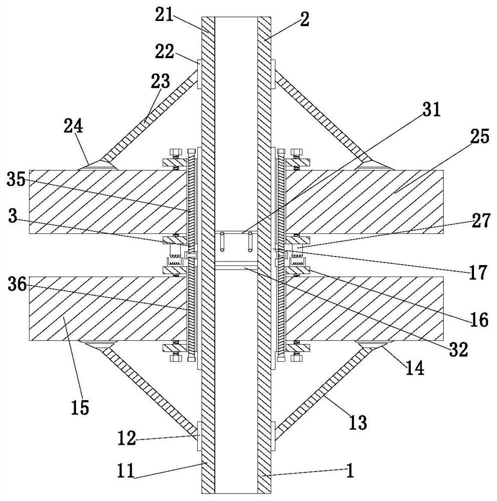 A steel structure assembled beam-column connection point structure