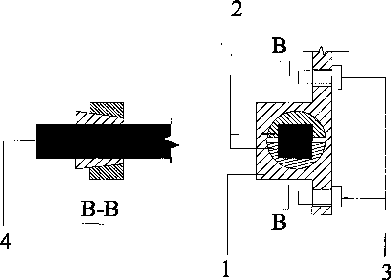 Anchor device for end part of pultruded fiber reinforced resin rod