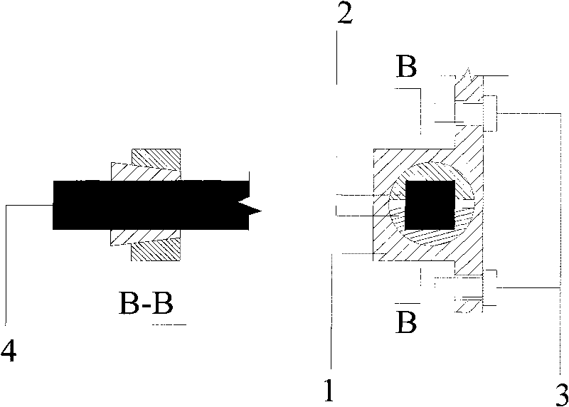 Anchor device for end part of pultruded fiber reinforced resin rod