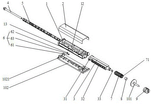 Rebounding device for furniture