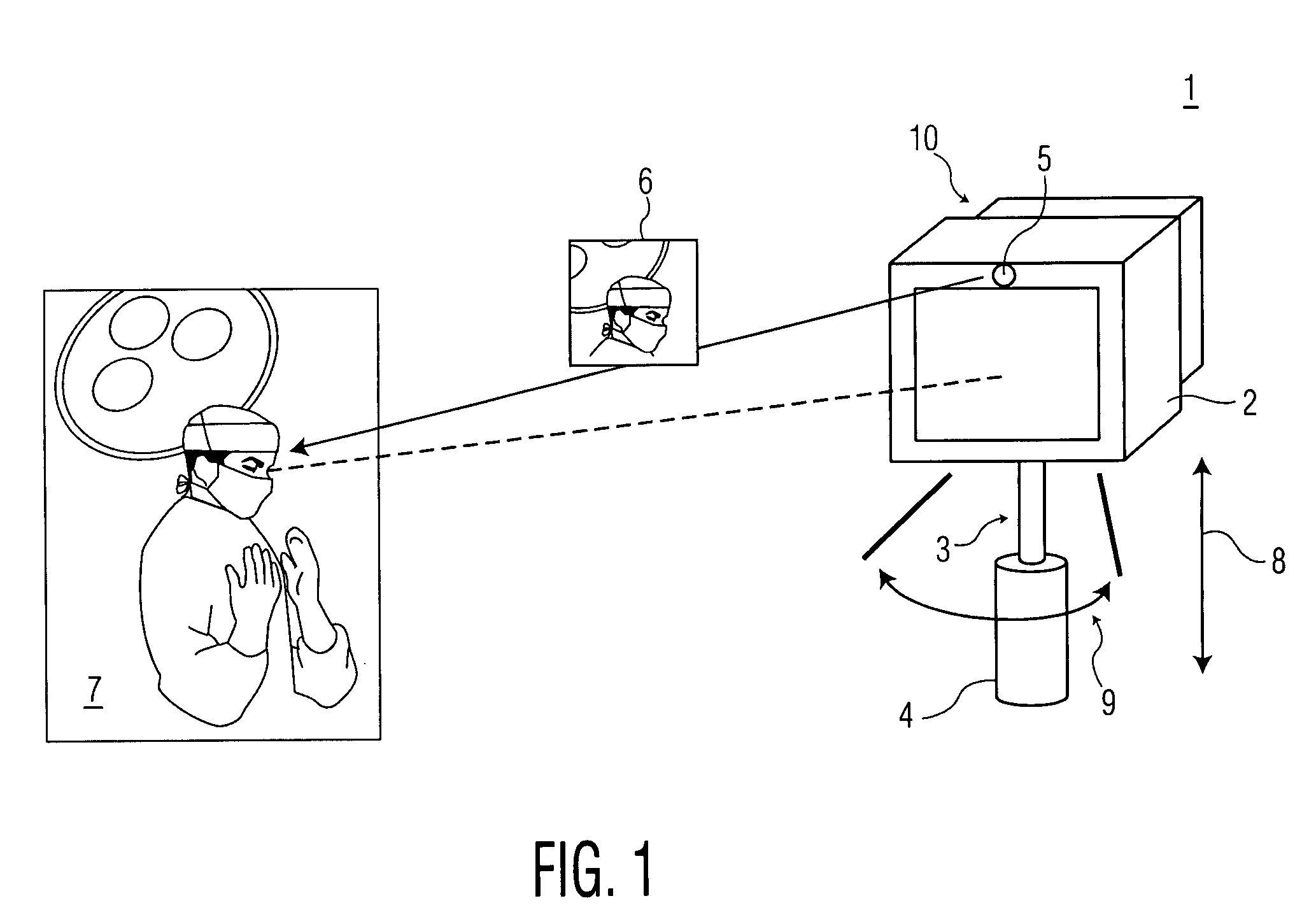 Apparatus and method for automated positioning of a device