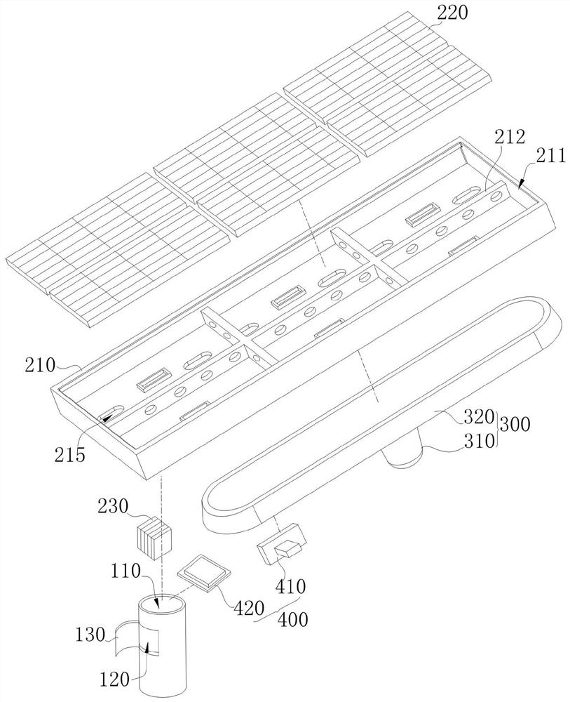 Solar LED street lamp