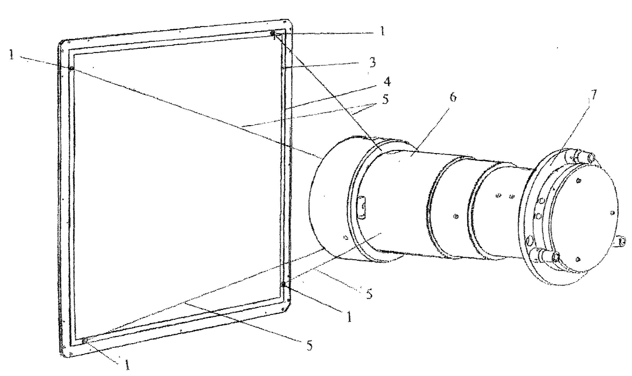 System for automatic testing of a digital x-ray detector