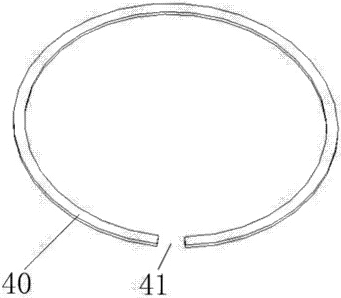 Piston ring clamping tool