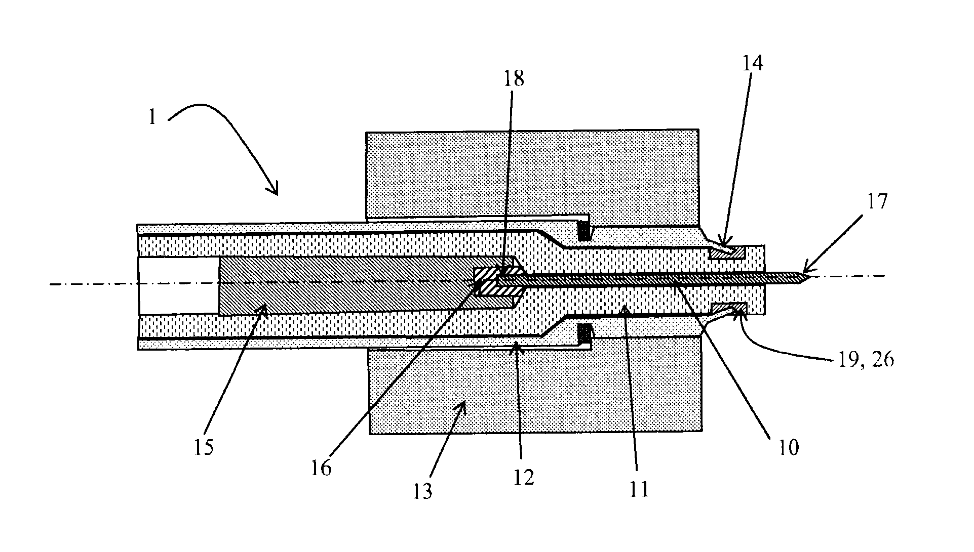 Short-circuit prevention in an RF spark plug