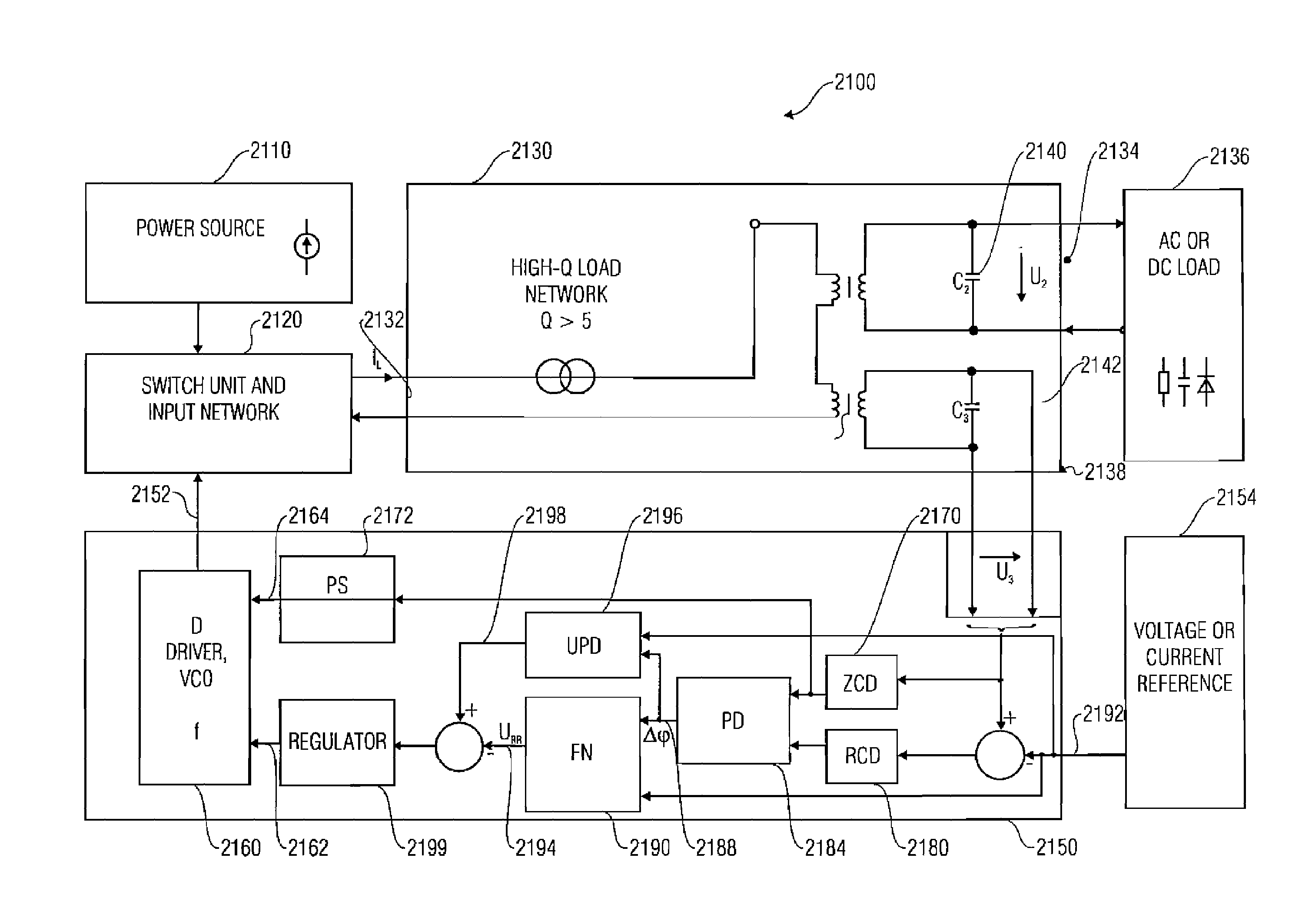 Control circuit for a switch unit of a clocked power supply circuit, and resonance converter