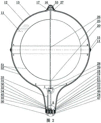 Glass——Metal Vacuum Top Water Solar Collector Ball Water Heater