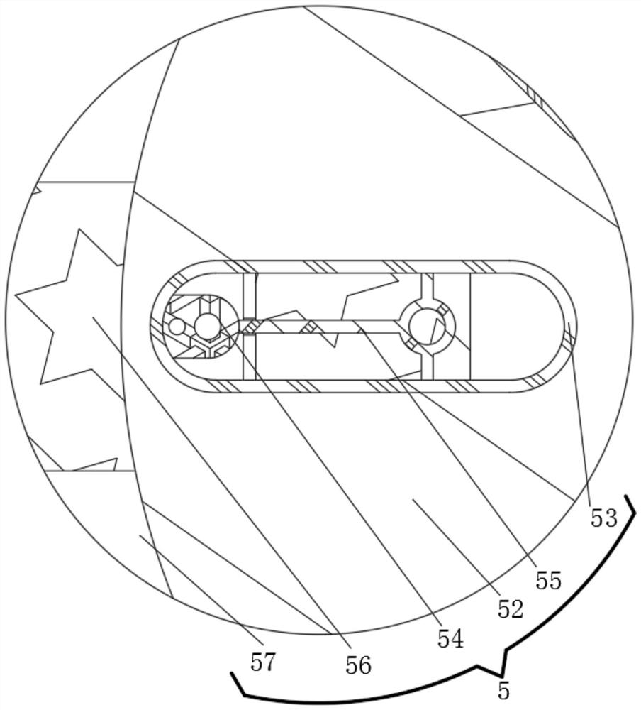 Surface polishing device capable of fixing tubular hardware material