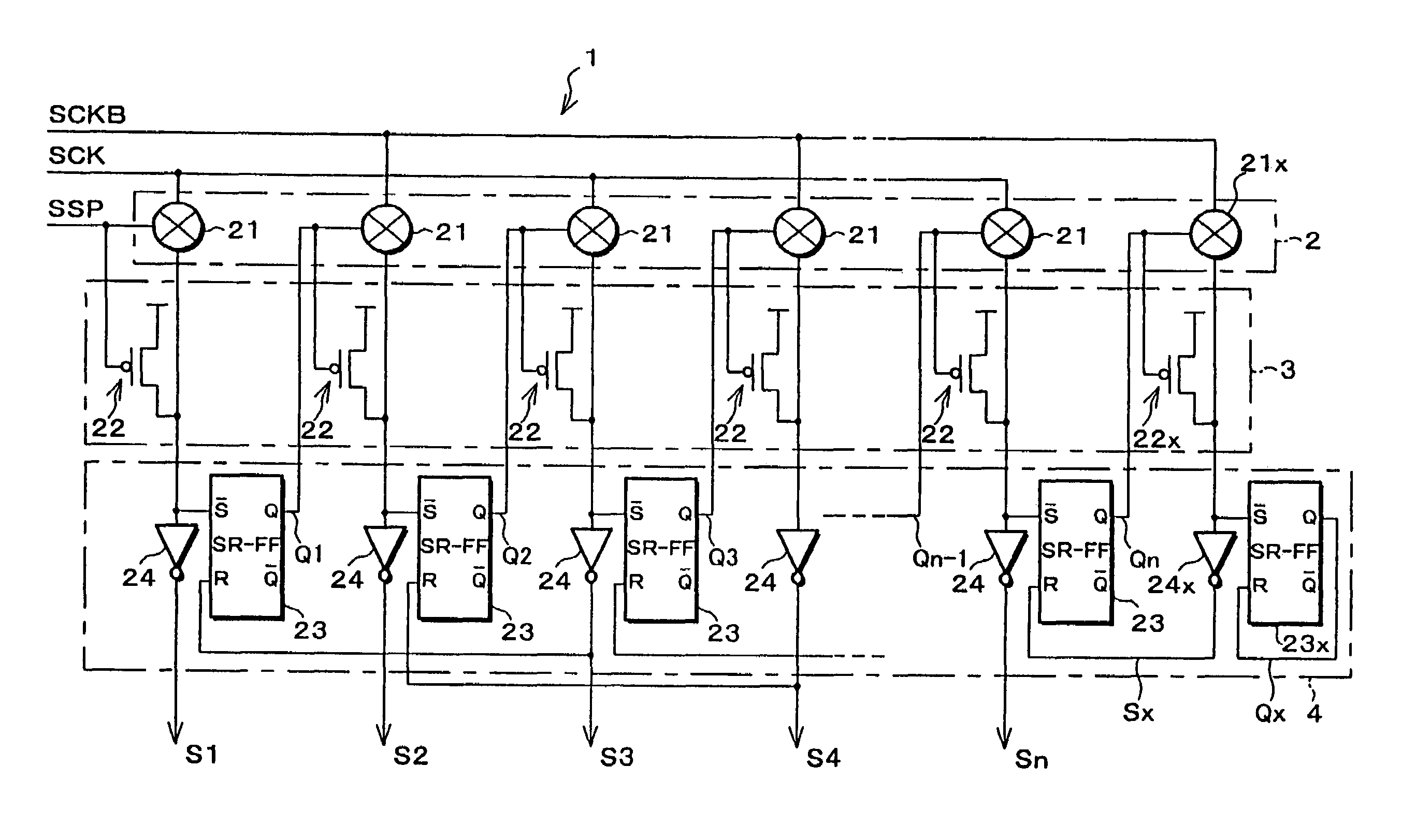 Shift register and image display device