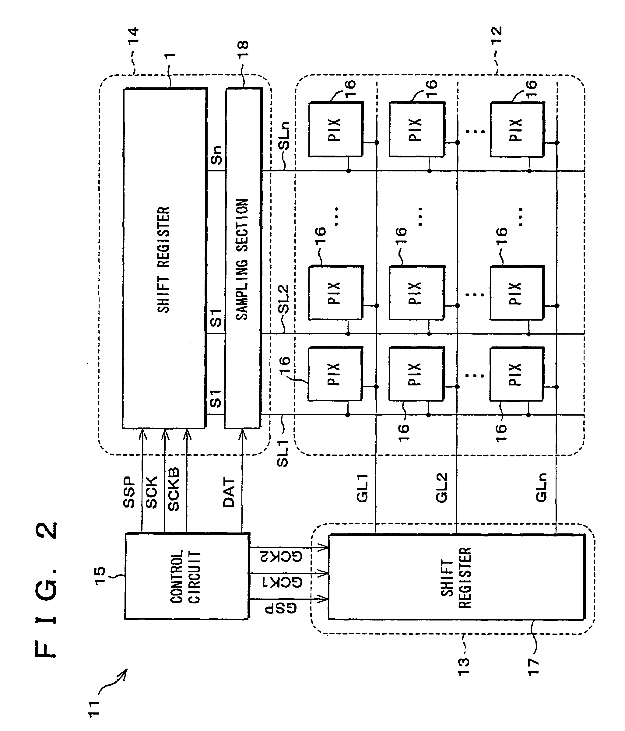 Shift register and image display device