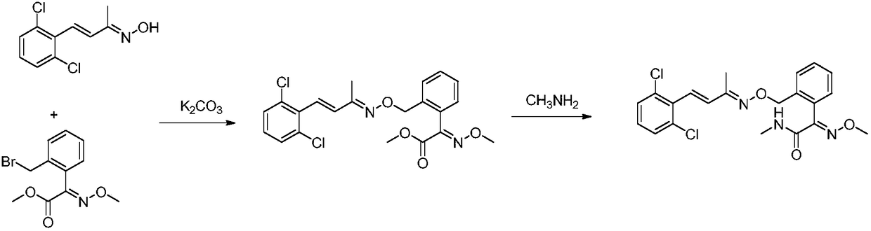 Unsaturated oxime ether compound preparation method