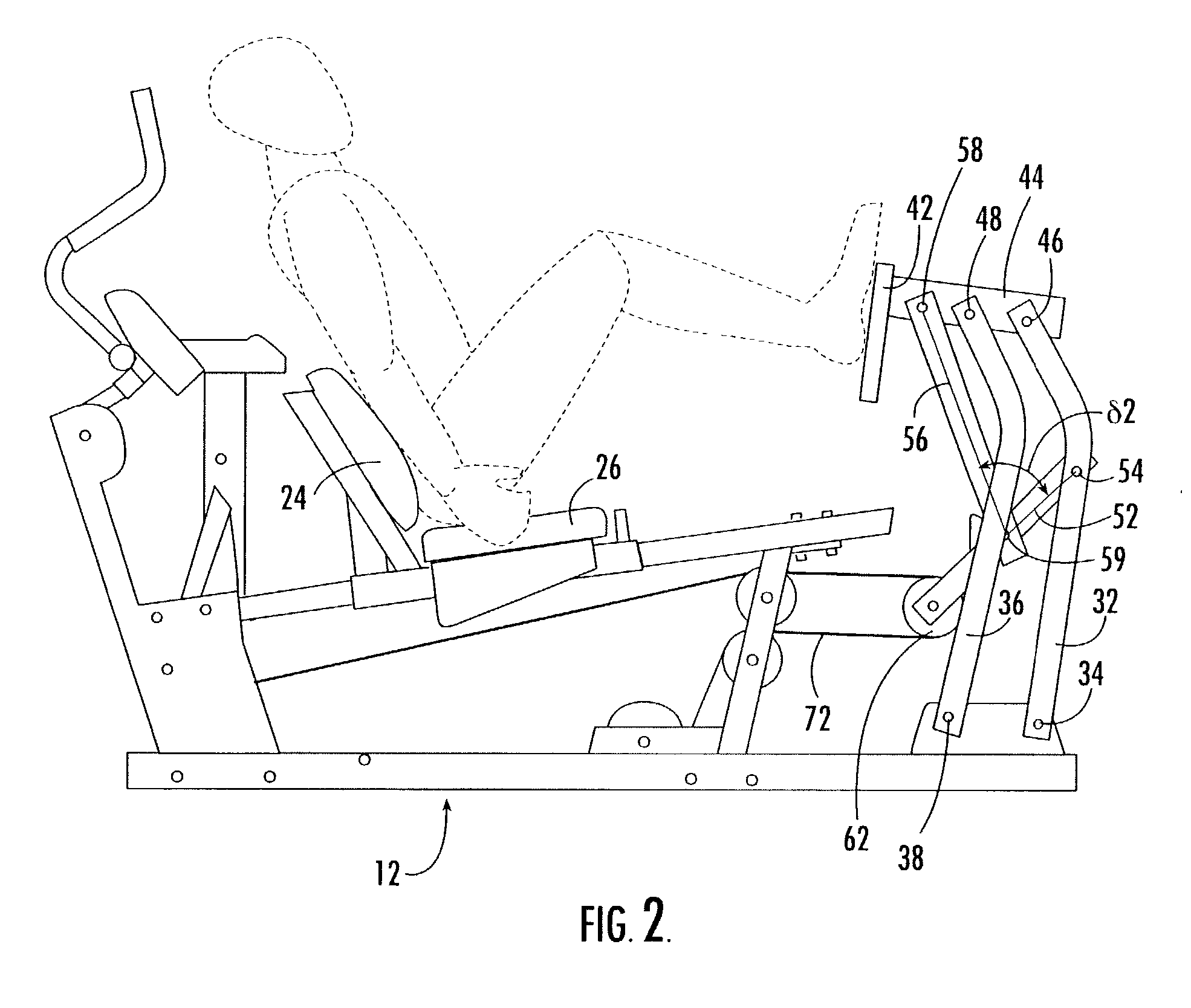 Leg press weight training machine