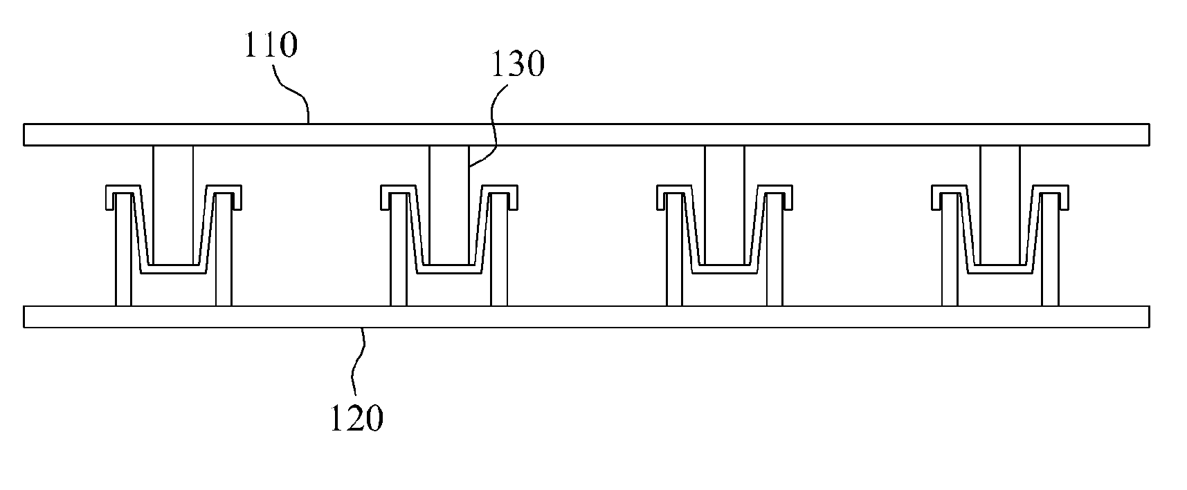 Structure of vacuum insulator with assembly reciprocating support