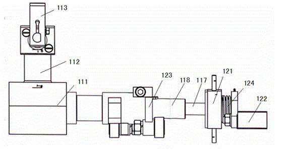 Candy grabbing mechanical arm structure for high-speed double twist packing machine