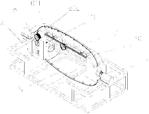 Winding structure of automatic wire twisting machine