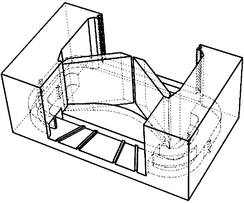 Dynamic display method for parametric modeling and previewing of ship lock