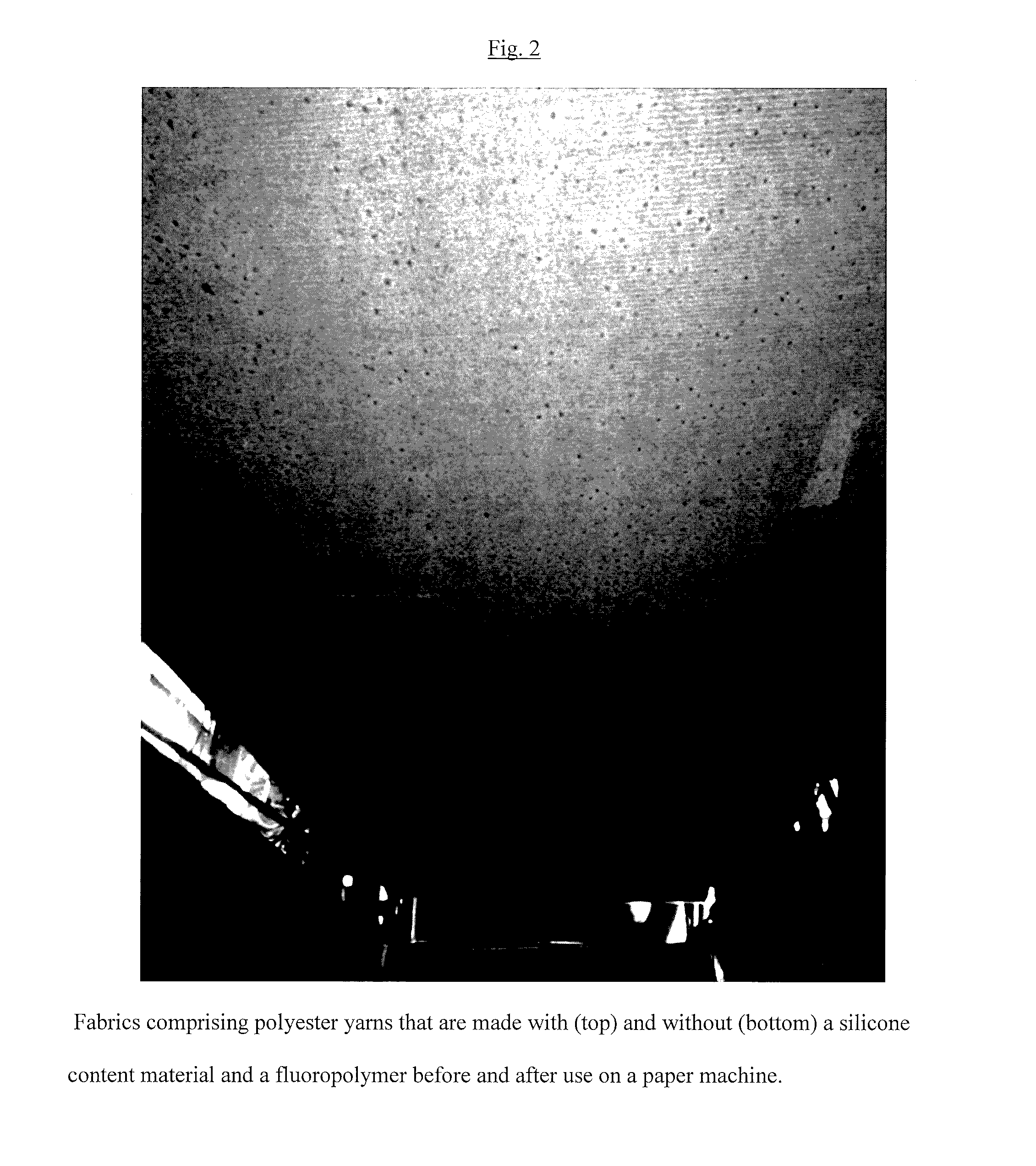 Use of silicone content and fluoropolymer additives to improve properties of polymeric compositions