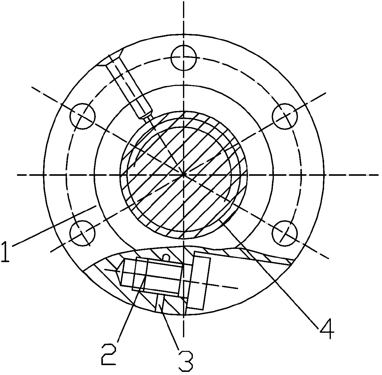 Device capable of eliminating gap between screw and nut