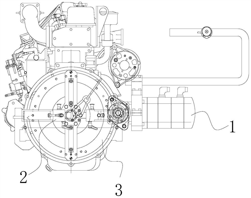 Flywheel housing coaxiality measuring device