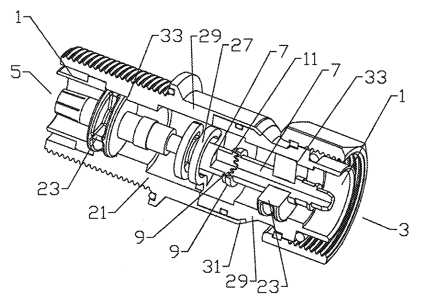 Folded Surface Capacitor In-line Assembly