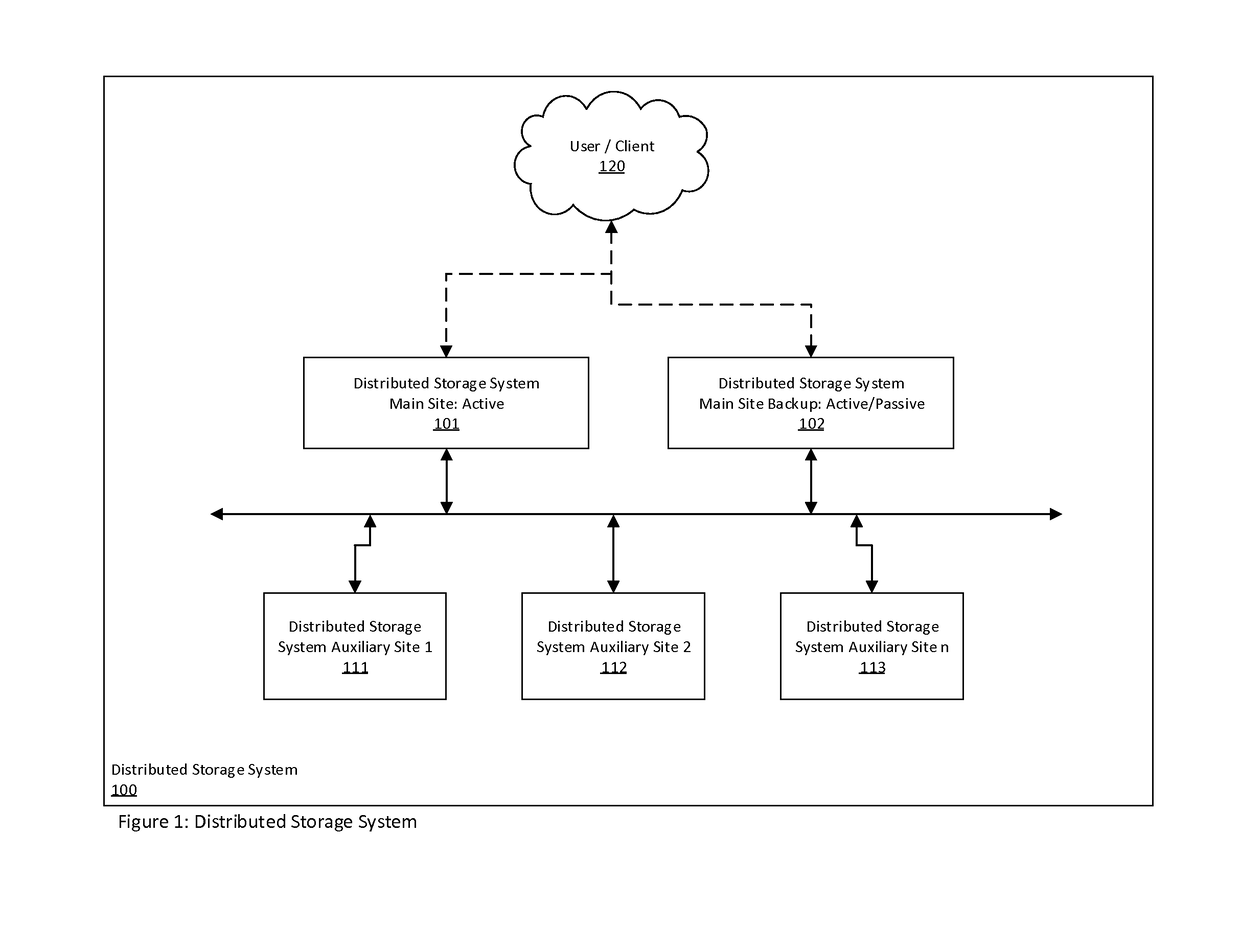 Distributed storage system for long term data storage