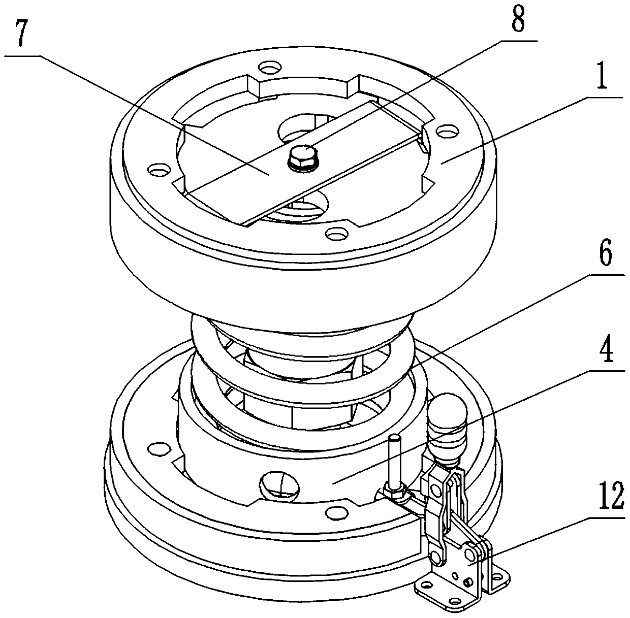 Spring quick replacement mechanism