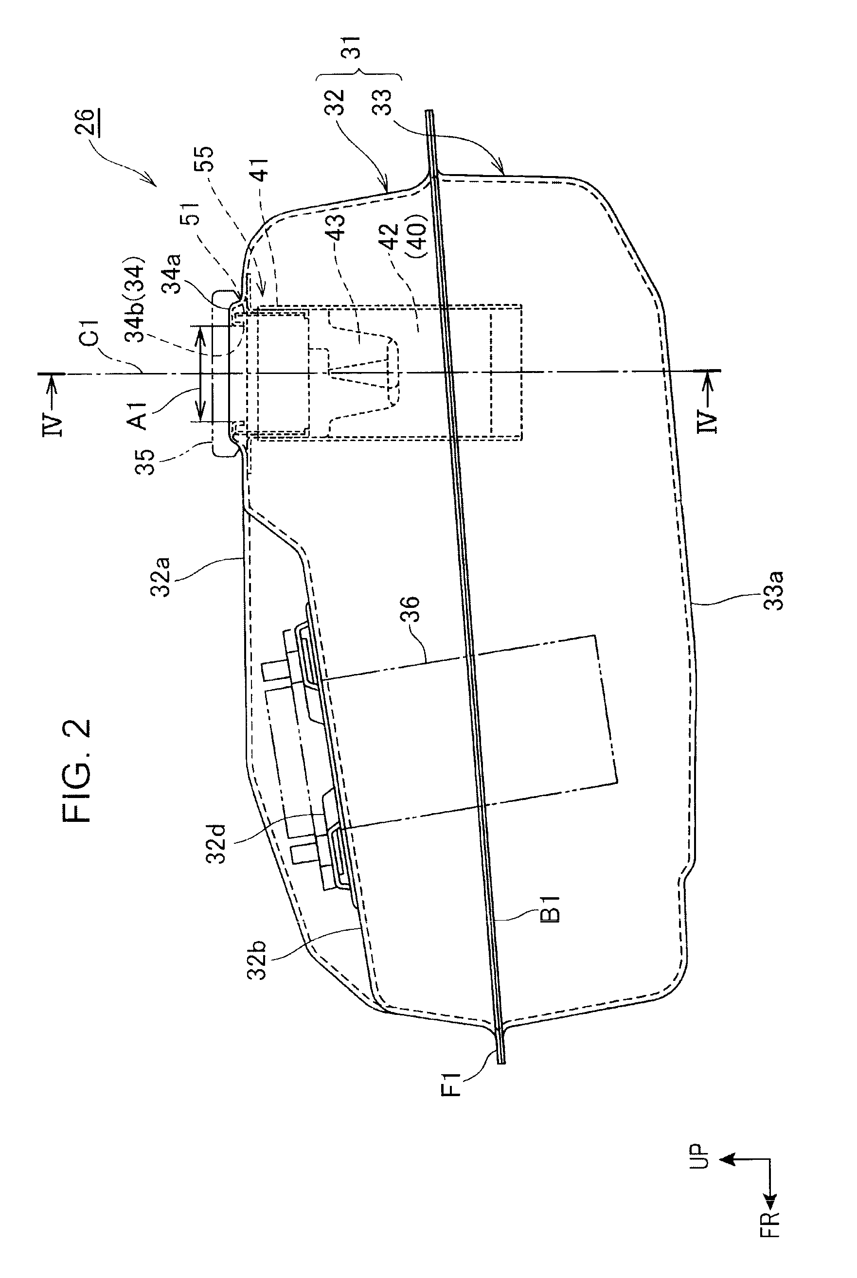 Fuel tank structure