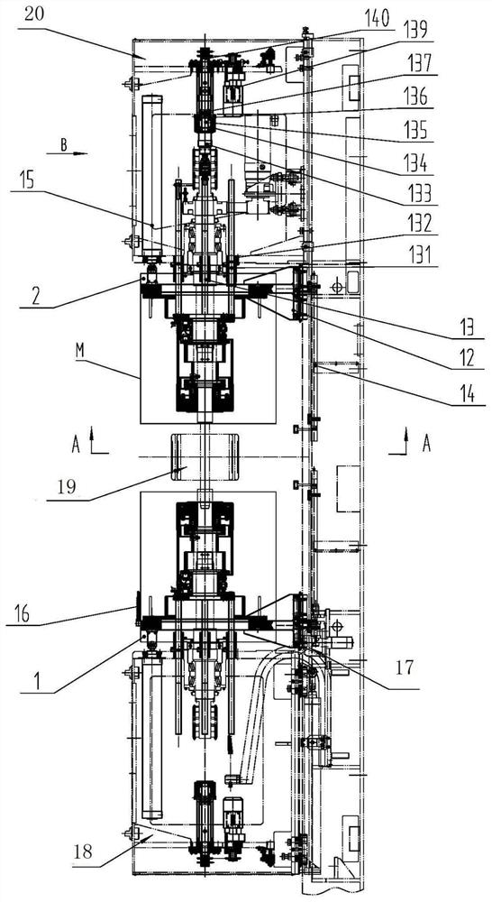 Two-stage flat drum laminating first-stage molding machine for semi-steel radial tires