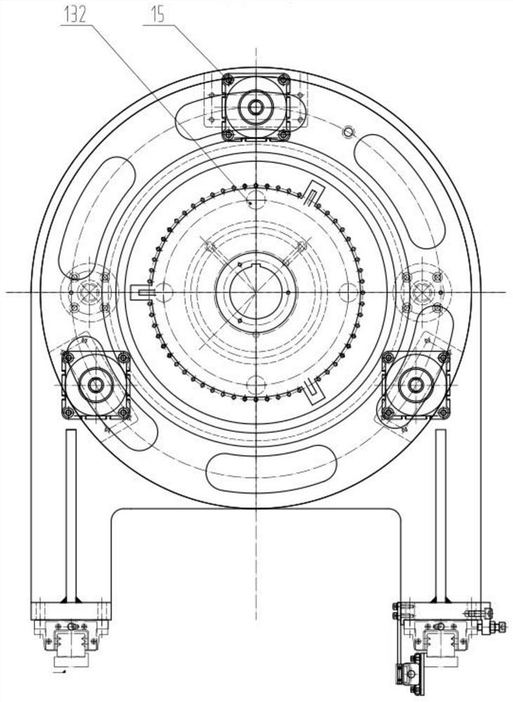 Two-stage flat drum laminating first-stage molding machine for semi-steel radial tires