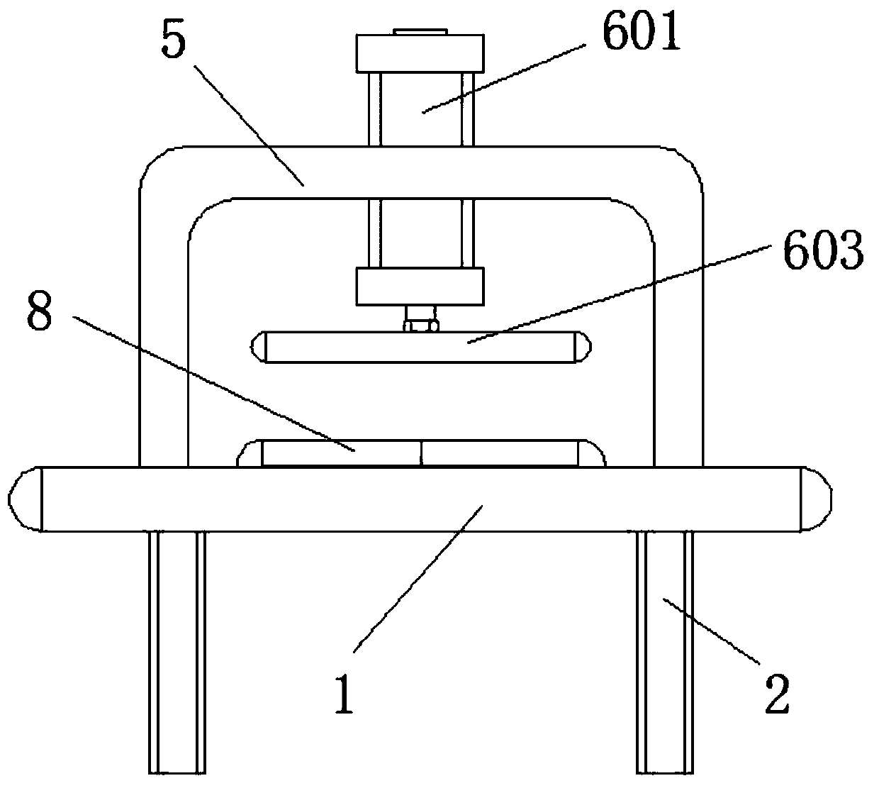 Novel processing method and mould for railway cushion plate