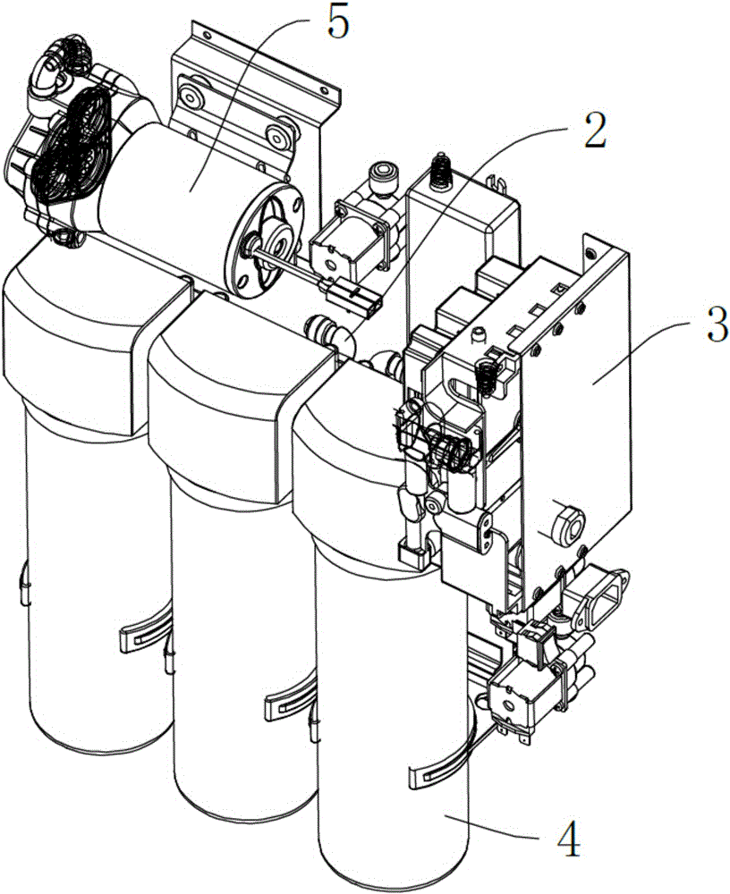 Water purifier capable of being produced flexibly