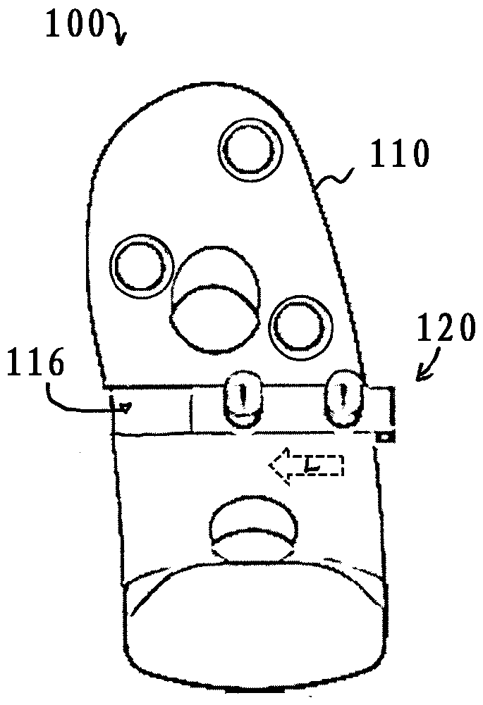 Adjustable position trial component with drill guide