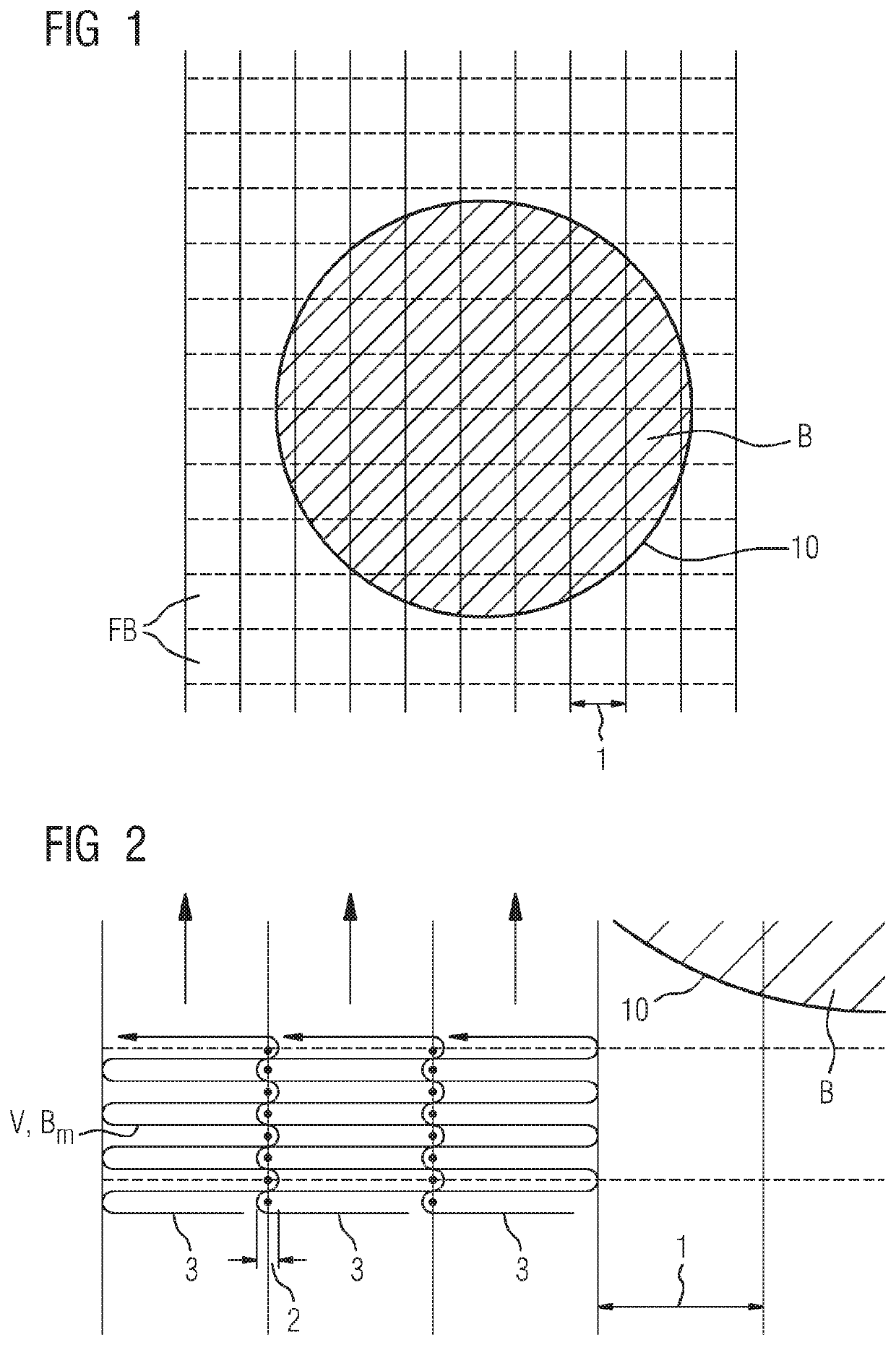 Method for selectively irradiating a material layer, production method, and computer program product