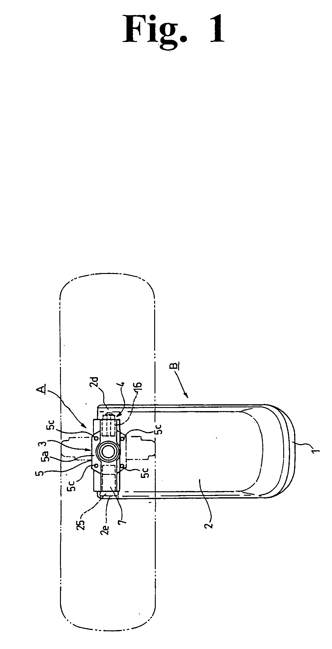 Hinge for portable terminal