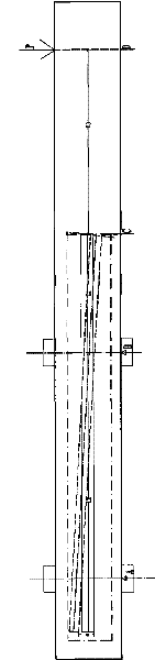 Fin rotating mechanism capable of dynamically measuring fin lift force