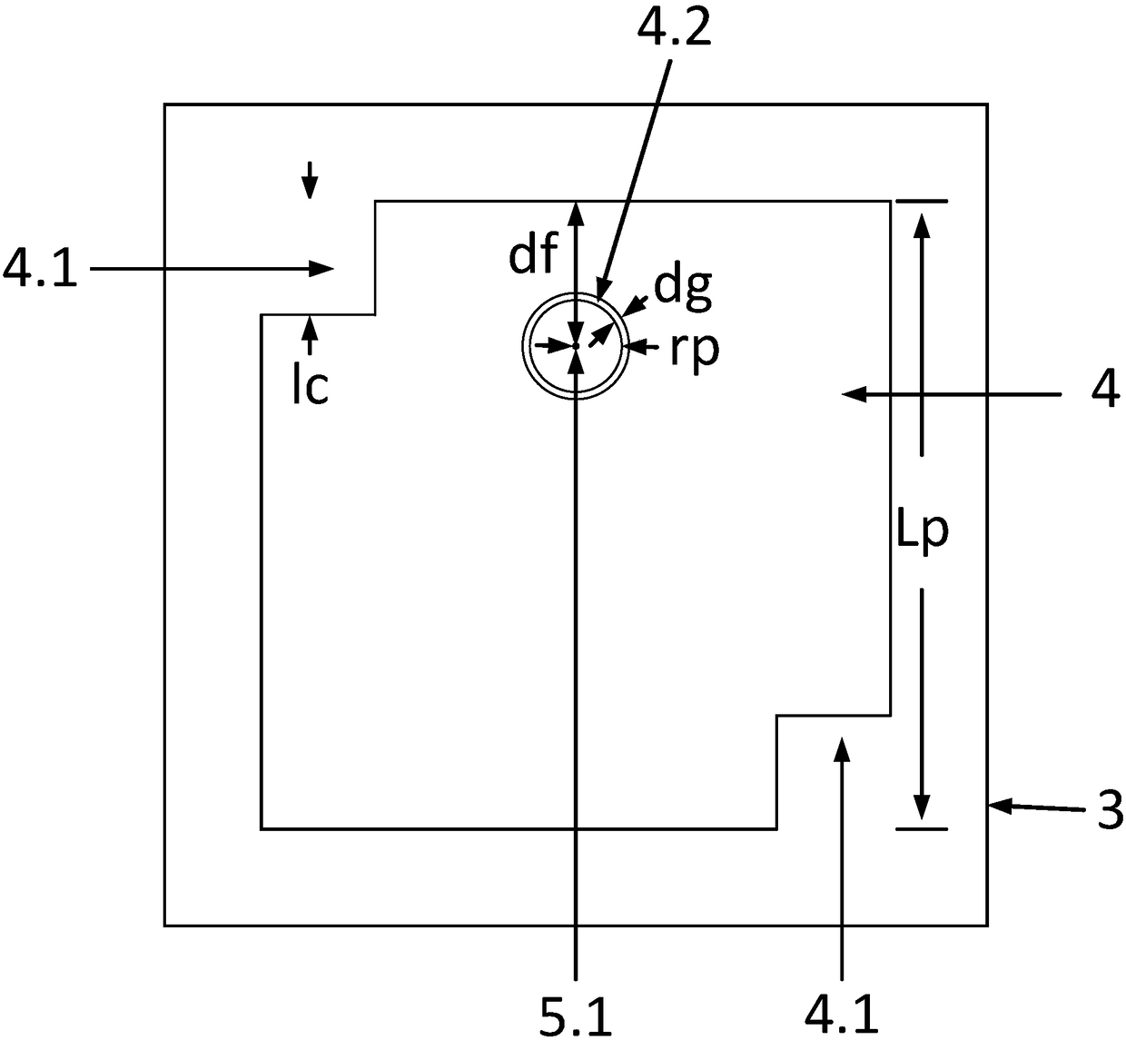 Circularly polarized UHF RFID reader-writer antenna with easy impedance matching