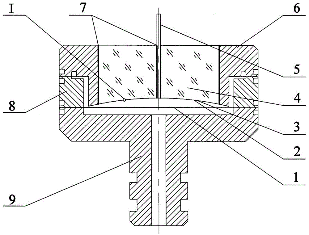 Capacitive pressure transducer with transition welding ring